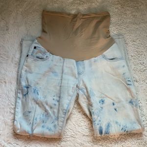 Luxe Essential Denim Maternity Ankle Jeans